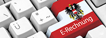 E-Rechnung und Wappen auf Enter-Taste