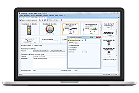 Screenshot Auftragsmanager Cockpit Einrichtung