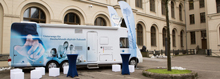 Infomobil zur Roadshow Breitband@Mittelstand