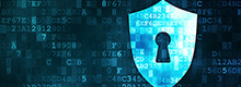 IT Schutzschild vor Computercode