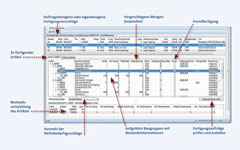 Screenshot HS-Modul Fertigung