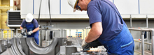 Industriearbeiter im Maschinenbau