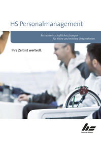 Produktbroschüre HS Personalmanagement Titelbild