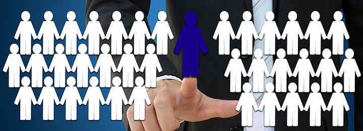 Personensymbol auf Bildschirm anklicken