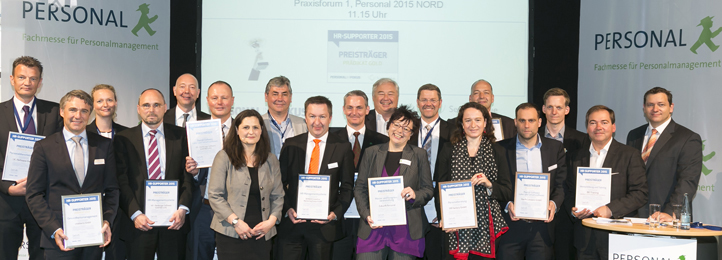 Verleihung des Awards HR-Supporter 2015