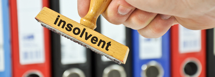 Stempel "insolvent"