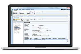 Screenshot der SEPA Kundenstammdaten in der Software HS Finanzbuchhaltung