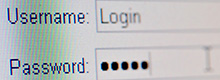 Login-Bildschirmdialog