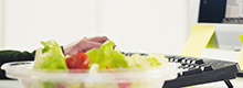 Salat im Büro
