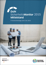 Titelbild DsiN Sicherheitsmonitor 2015 Mittelstand