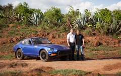 Thomas Schünemann und Matthias Kahle vor Datsun 260Z