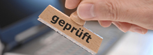 Geprüft Stempel